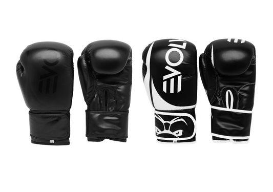 Evolve Boxing Gloves | Foam Padded Boxing and Kickboxing Gloves for Training and Sparring with Adjustable Straps Ventilation Holes and Cushioned Inner Lining