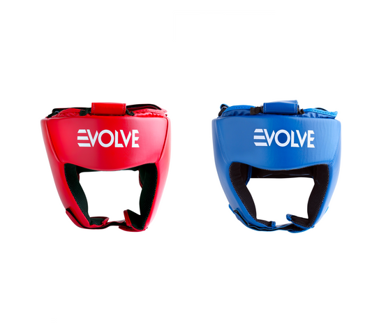 Evolve Headgear | Foam Padded Adjustable Martial Arts Head Guard for Protection during Sparring and Competition for MMA Karate BJJ Kickboxing Boxing Taekwondo